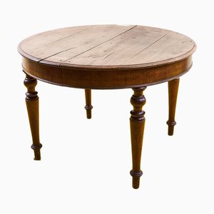 Rustic Round Table in Wood