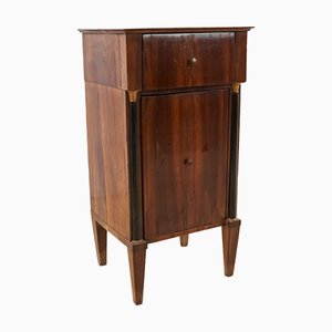 Empire Bedside Table Veneered in Walnut