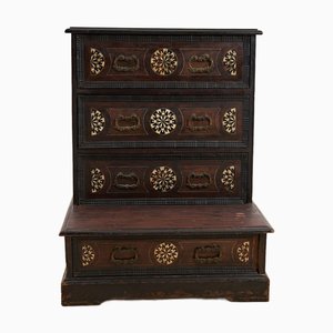 Antique Slavated and Inlaid Kneeler