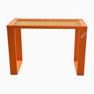 Consolle Optical in legno, anni '60