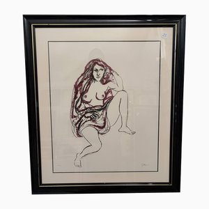 Renato Guttuso, Lithograph, Framed
