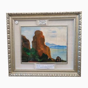 Virgilio Guidi, Oil on canvas