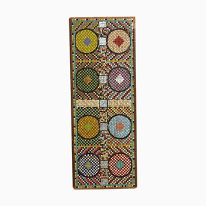Mosaïque Vintage en Verre sur Panneau