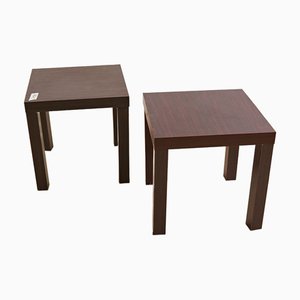 Vintage Laminated Wood Coffee Tables, Set of 2