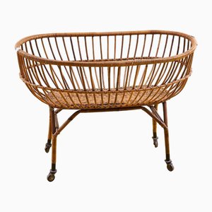 Vintage Bambusbett, 1960er