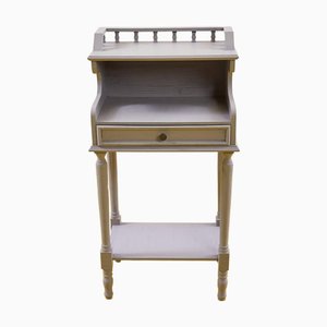 Dove Gray Bedside Cabinet, 1950s
