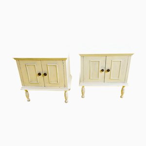 Vintage Bedside Tables, Set of 2