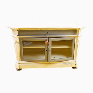 White and Dove Gray Sideboard in Wood
