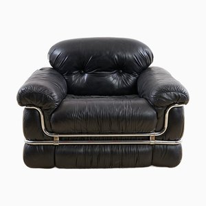 Vintage Stuhl mit Chrom, 1970er