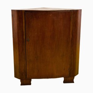 Mobiletto ad angolo vintage in legno