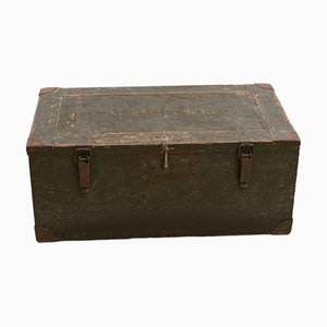 Vintage Militärkoffer aus Holz