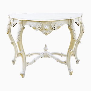 Table Console Blanche, 1900s