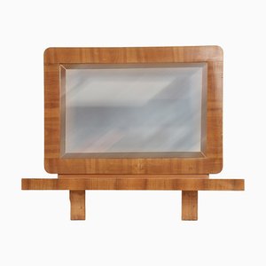Vintage Mirror in Light Wood