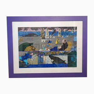 Antonio Possenti, Untitled, Lithograph, Framed