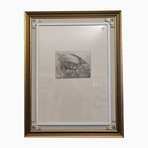 Antonio Ligabue, Punta Secca, Lithographie