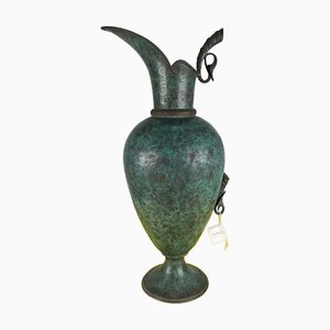Vintage Metal Amphora Jug