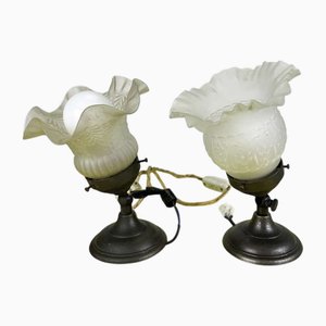 Vintage Adjustable Metal Wall Lights, Set of 2