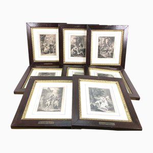 Francesco Bartolozzi, Carta, set di 8