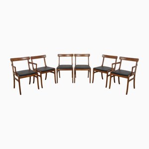 Danish Dining Chairs by Ole Wanscher for Poul Jeppesens Furniture Factory, 1960s, Set of 6