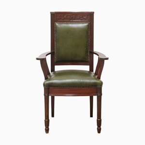 Sedia della fine del XIX secolo in legno di mogano, fine XIX secolo