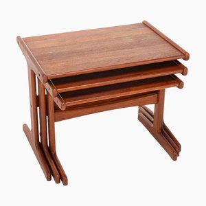 Nesting Tables from Skovmand & Andersen, 1960s, Set of 3