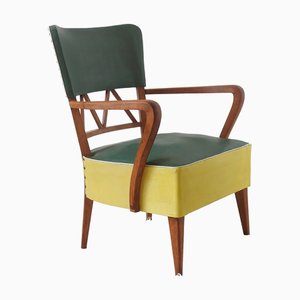 Poltrona Rockabilly in faggio, anni '50