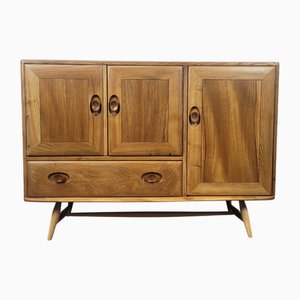 Lucian Ercolani zugeschriebenes Vintage Splay Leg Sideboard für Ercol, 1970er