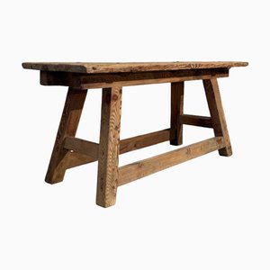 19th Century Rustic Larch Table
