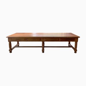 Antique Farmhouse Table in Walnut, 1890s