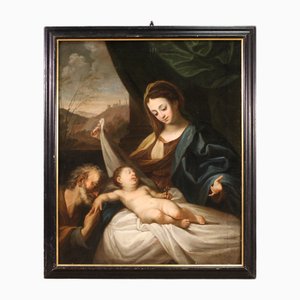 Heilige Familie, 1670er, Öl auf Leinwand
