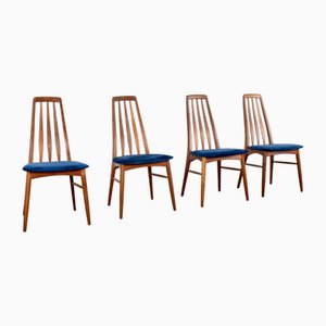 Eva Dining Chairs by Niels Koefoed for Koefoeds Møbelfabrik, 1960s, Set of 4