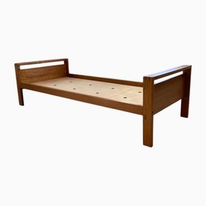 Vintage L06A Elm Daybed by Pierre Chapo, 1960s