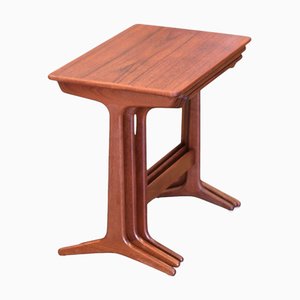 Tavolini ad incastro di Erling Torvits per Heltborg Mobler, 1960, set di 3