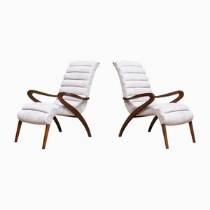 Set of Vintage Italian Lounge Chairs, 1940s