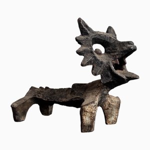 Gusseiserner Fire Dog von Olle Hermansson für Husqvarna, Schweden, 1960er