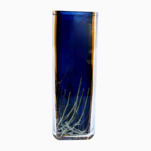 Vase Bleu Marine attribué à Pavel Hlava, Tchécoslovaquie, 1960