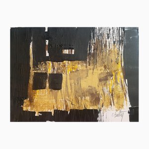 Christian Feltin, Die zwei schwarzen Quadrate, Acryl