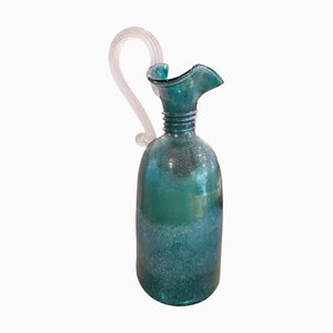 Grüne Murano Vase, 1990er