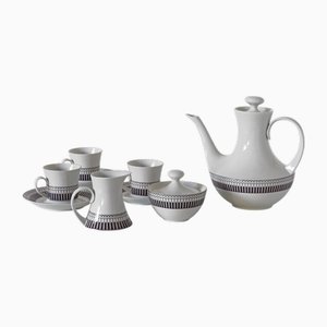 Set in porcellana Bidasoa di Gerald Gulotta, anni '60, set di 9