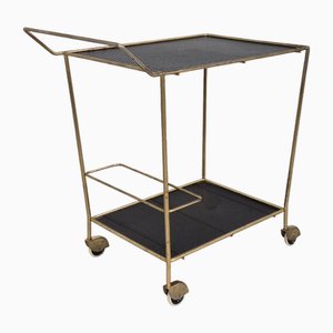 Carrello da portata vintage Mathieu Matégot, Francia, anni '50