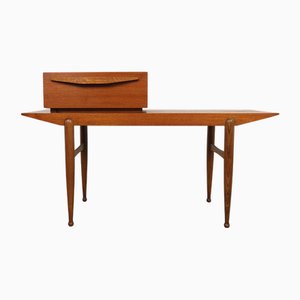 Storage Table with Drawer in Teak from WMF, Germany, 1960s