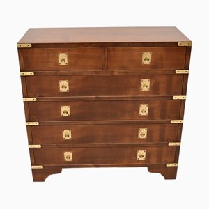 Vintage Military Campaign Style Chest of Drawers, 1930