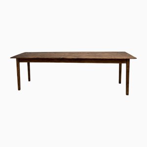 Large Pine Farm Table with Spindle Legs, 1950s