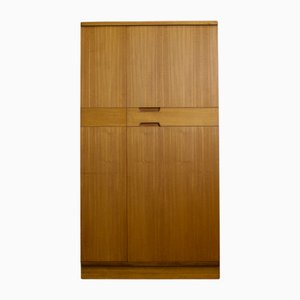 Moderner Mid-Century Teak Kleiderschrank von Uniflex, 1960er