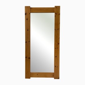 Vintage Pine Mirror, 1980s