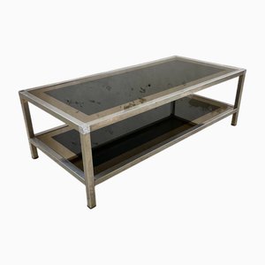Vintage Coffee Table from Belgo Chrome, 1970s