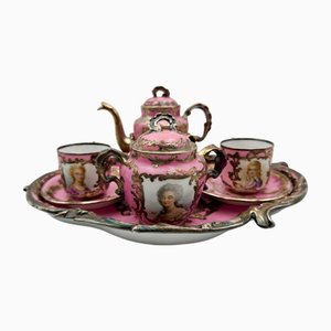 Tete-a-Tete in Sèvres Porcelain, Set of 5