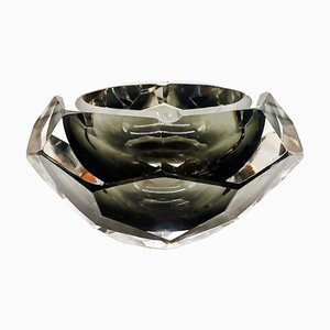 Cenicero de cristal de Murano atribuido a Flavio Poli para Seguso, Italia, años 60