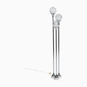 Three Globe Floor Lamp by Targetti, Italy, 1970s