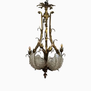 Lampadario vintage in stile Regency, anni '50